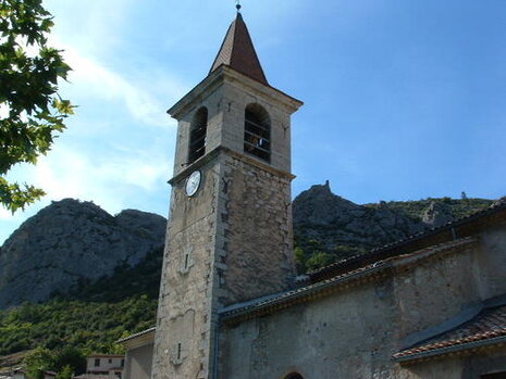 The church of Orpierre...