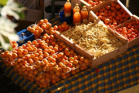 A big provençal market, Laragne every Thursday morning